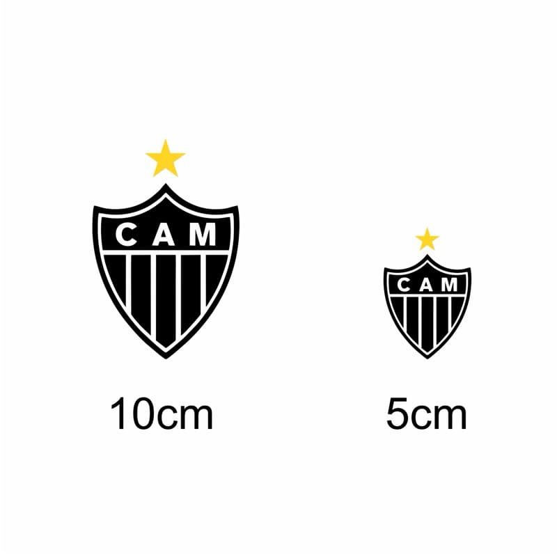 Escudo logo do Atlético Mineiro para personalizar tecidos