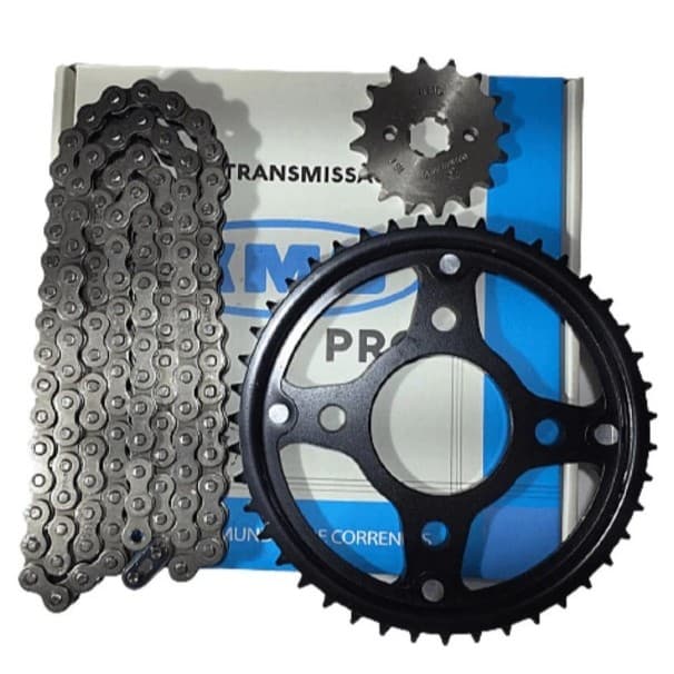 Kit Relacao Transmissao Kmc Sem Retentor Honda Titan Fan 150 2004 até 2017