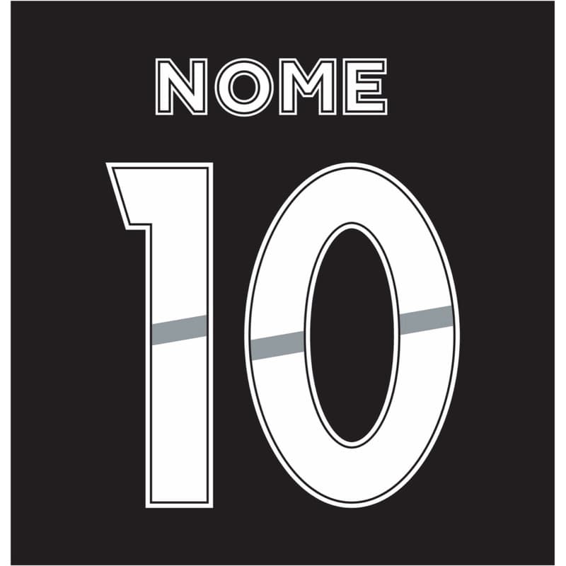 Fonte termocolante para personalizar camisas do COR. 2025