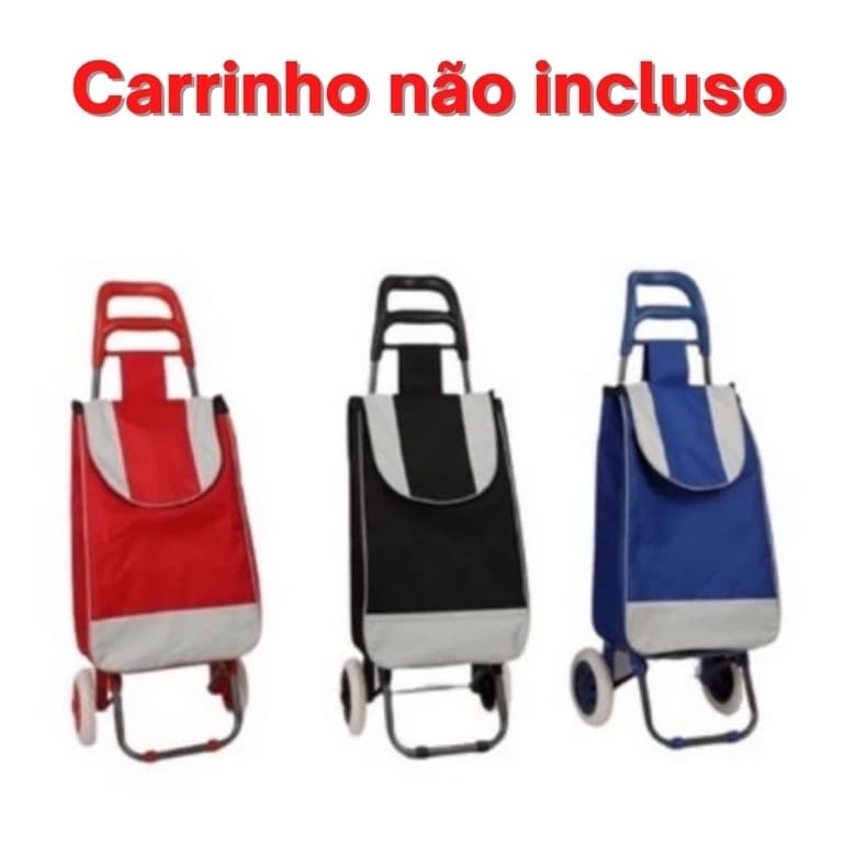 Acessórios para carrinho --A Carrinho de feira Compras--B Bolsa de carrinho