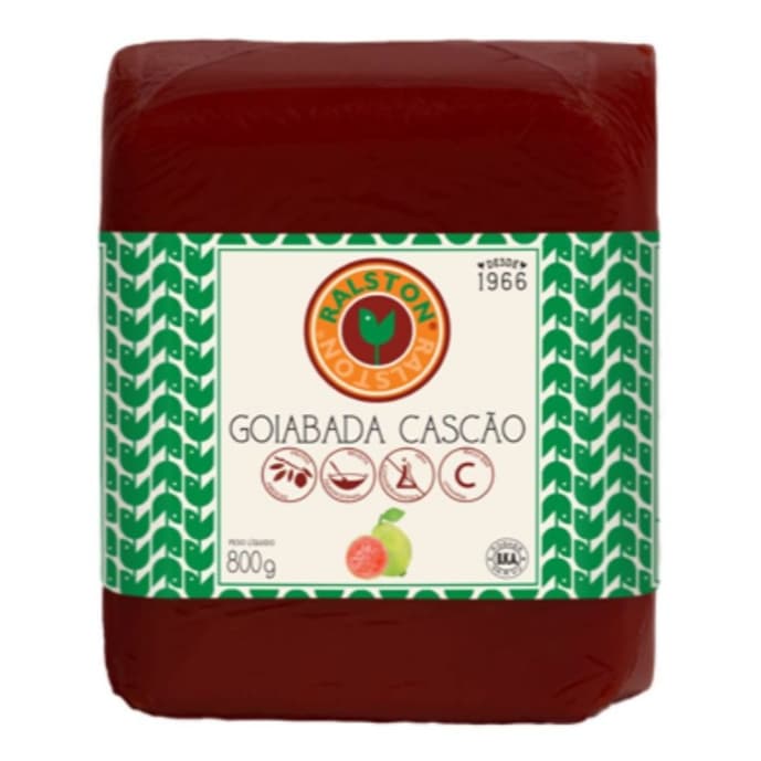 Goiabada Cascão Em Barra 800g Ralston