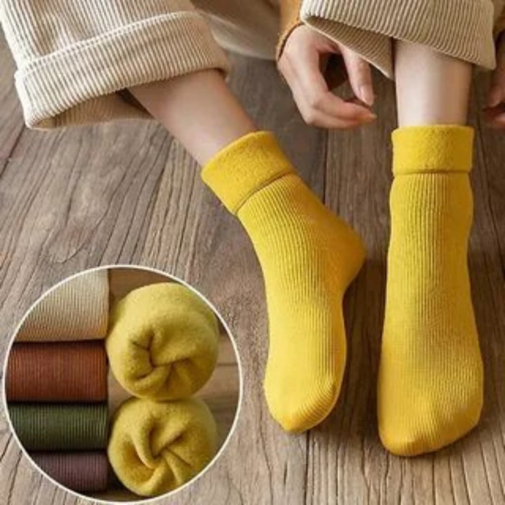 Kit 1, 2, 3 ou 4 Pares Sortidos Meia Infantil Térmica Forrada Criança Frio Intenso Quentinha Pelinho Aveludada Felpuda