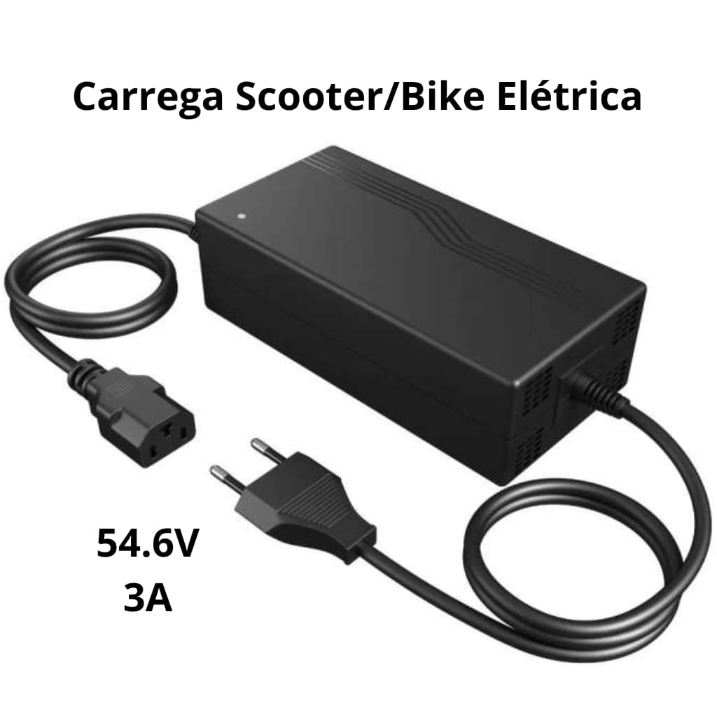 Carregador Para Scooter/Bicicleta Elétrica 54.6V 2A