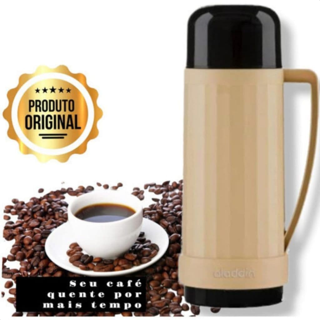 Garrafa Térmica Aladdin Continental 500Ml / 1 litro Para Café Chá Agua Quente Original