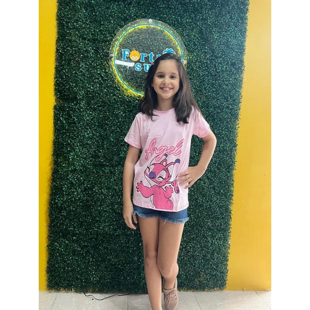 Kit Blusas Menina Algodão Infantil Estampas Diversas Aleatórias Moda Casual