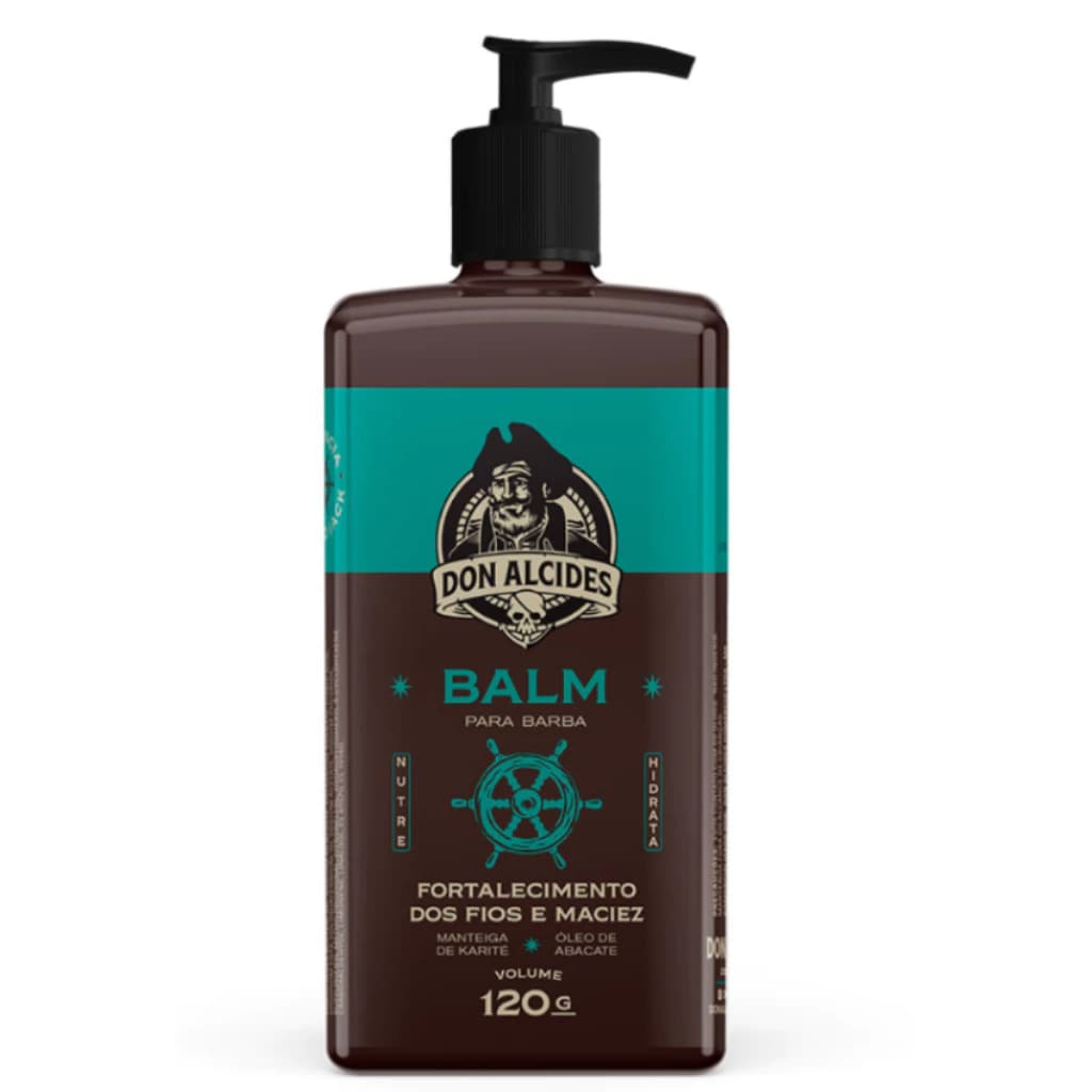 Balm para Barba Don Alcides 120g Calico jack  Proteção Térmica