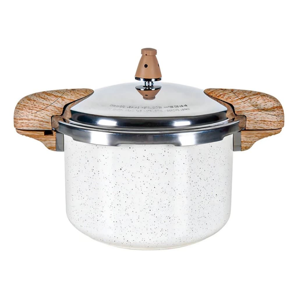 Panela De Pressão Brinox Vanilla 5,4l Indução Ceramic Life
