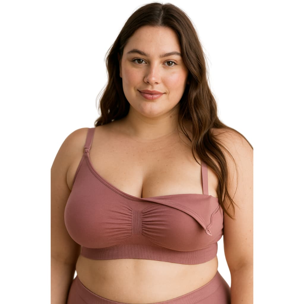 Sutiã Amamentação Plus Size Bojo Removível Reforçado Gestante Pós Parto - 9009185