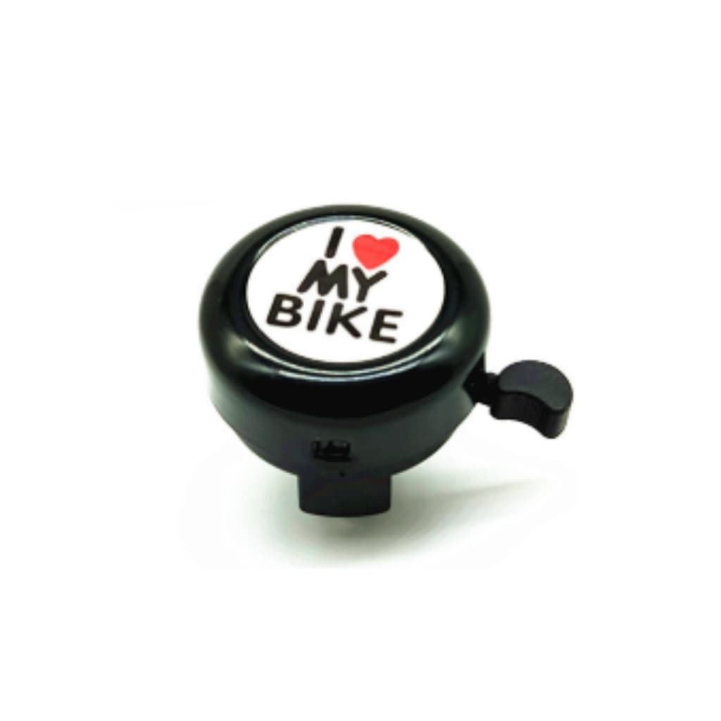 Buzina Bicicleta Campainha I Love My Bike Trim-Trim Sino Preto