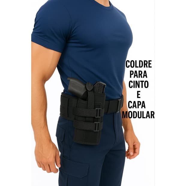 Equipamento de Cintura Universal Modular Preto