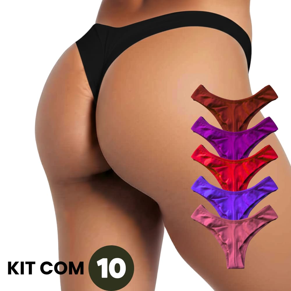Kit Tangas Calcinhas Fio Duplo Levanta Bumbum Confortável Promoção de Lançamento!