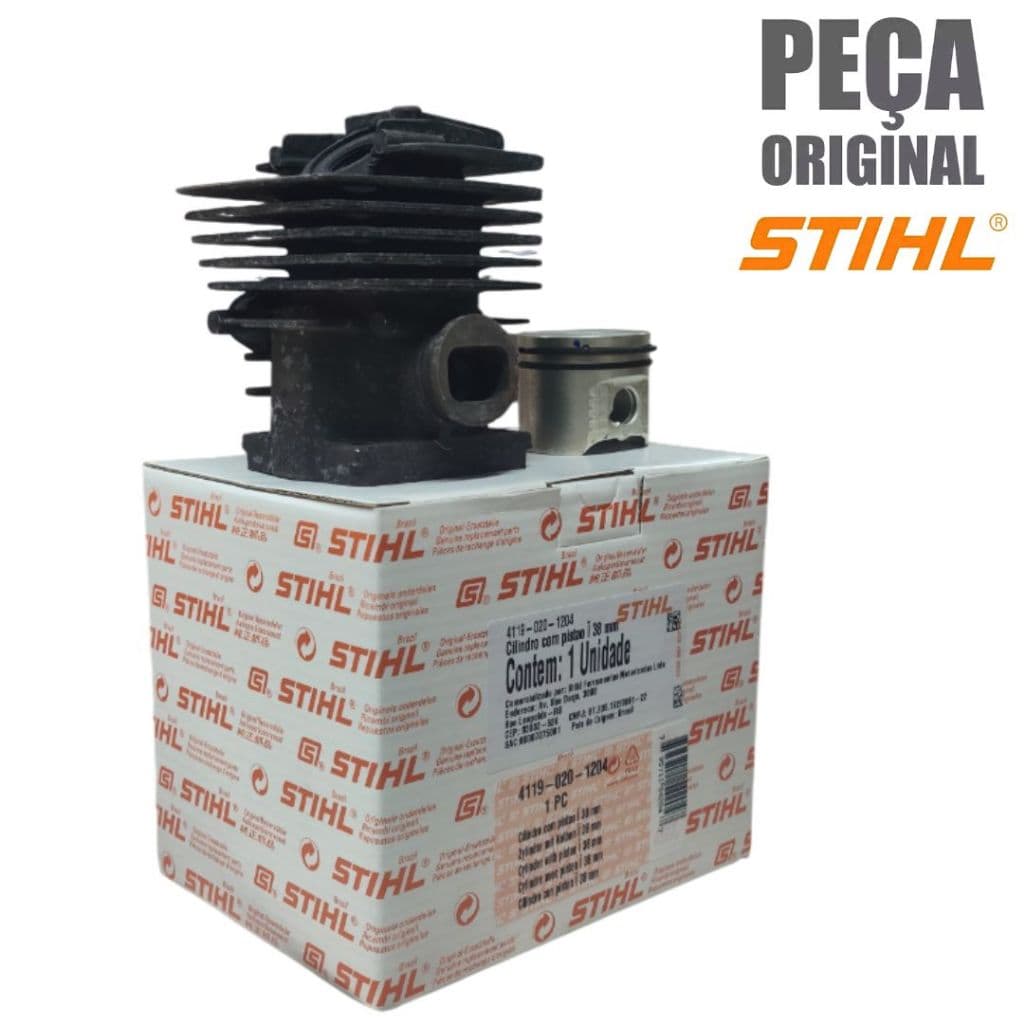 Kit Cilindro Completo Com Pistão P/ Roçadeiras FS 220 FR 220 Stihl Original