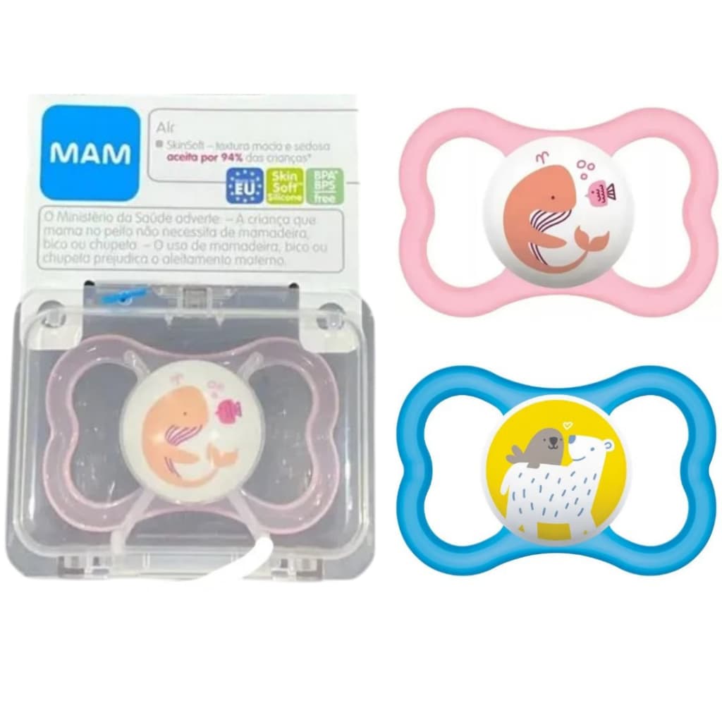 Chupeta MAM Silicone Air 6+ Meses