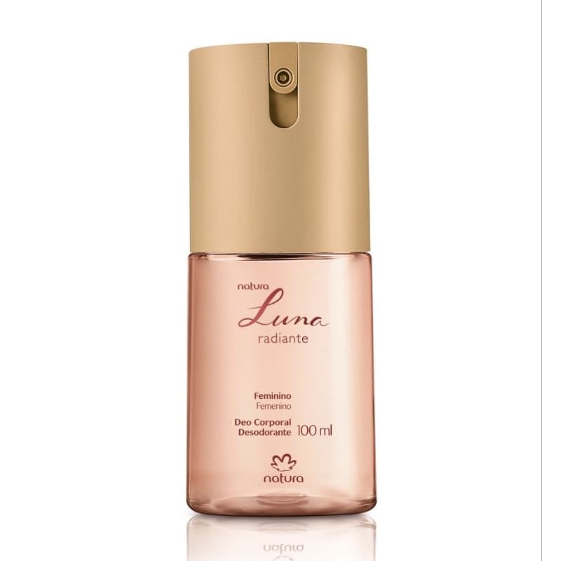 Natura deo corporal feminino desodorante em spray Luna Radiante, 100ml