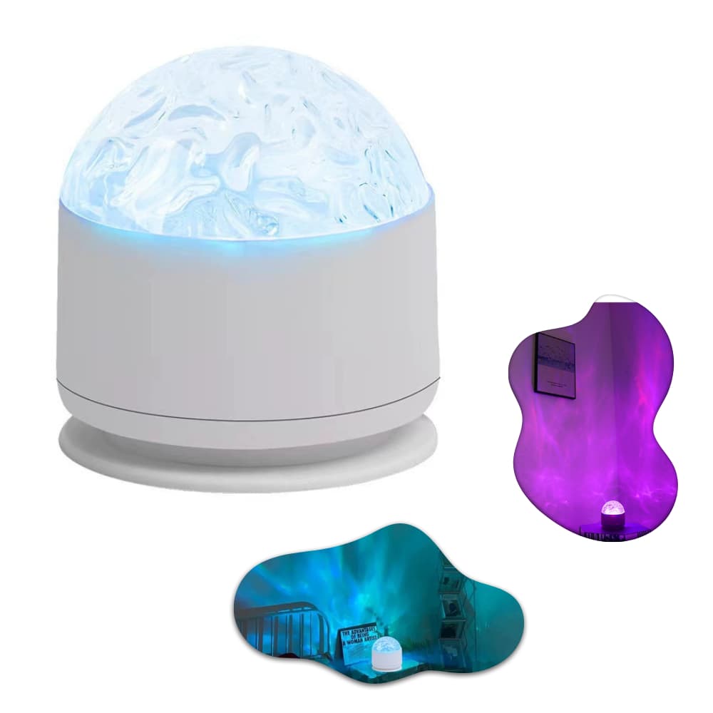 Projetor De Luz Ondas Agua Galáxia Controle Remoto Usb