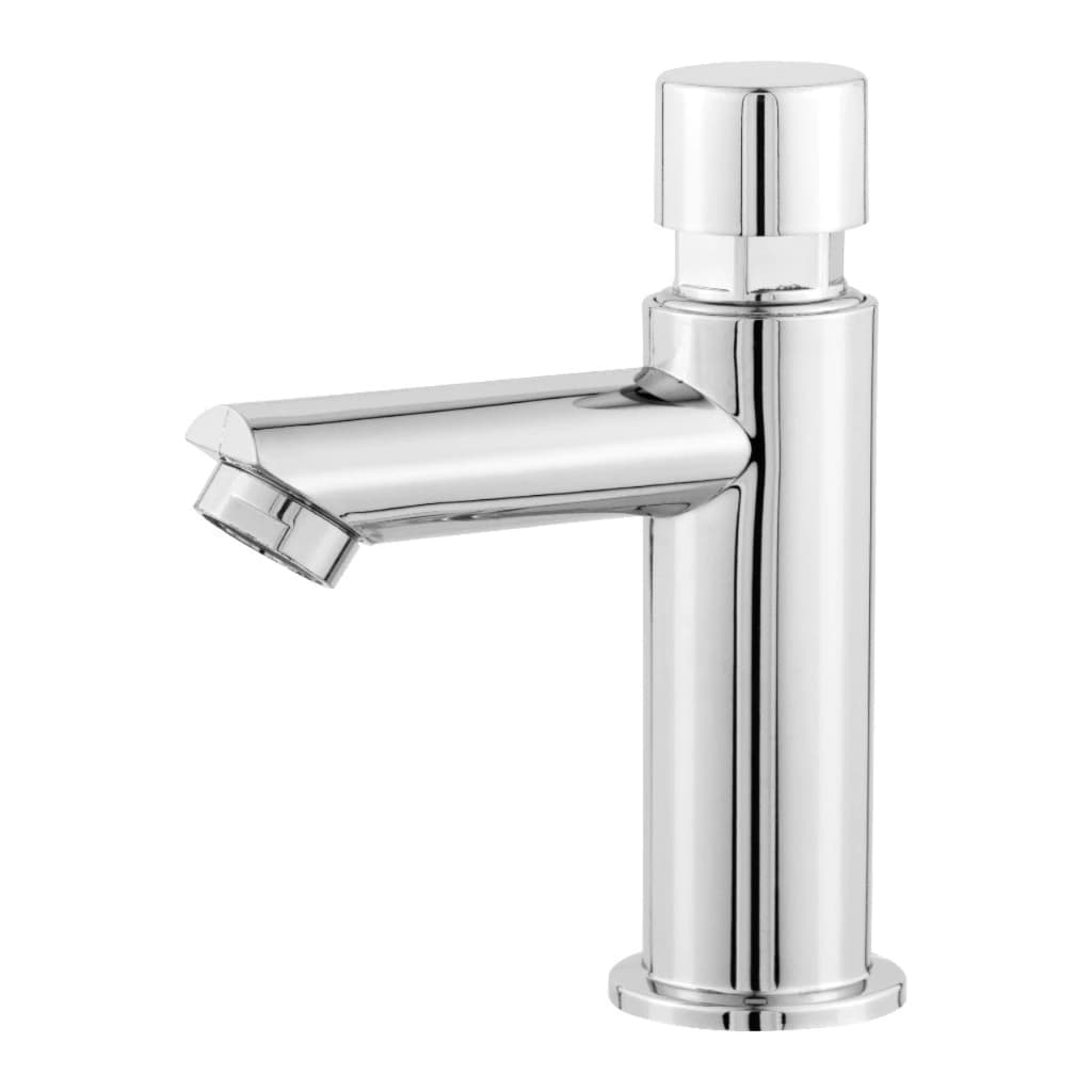 Torneira Automática Temporizada para Lavatório Banheiro – ABS Cromado Luxo