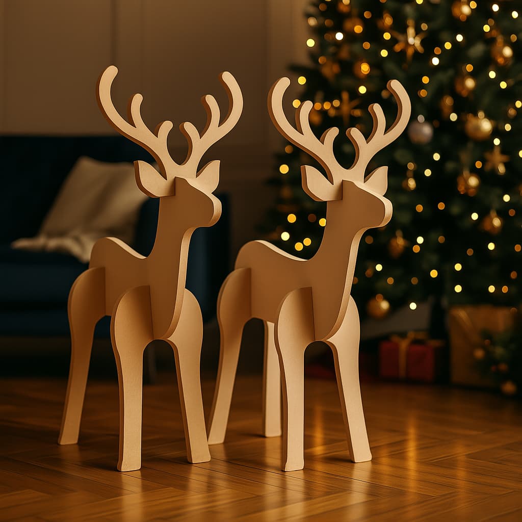 Natal Rena de natal  Decoração De Natal Jardim Enfeites Para Natal