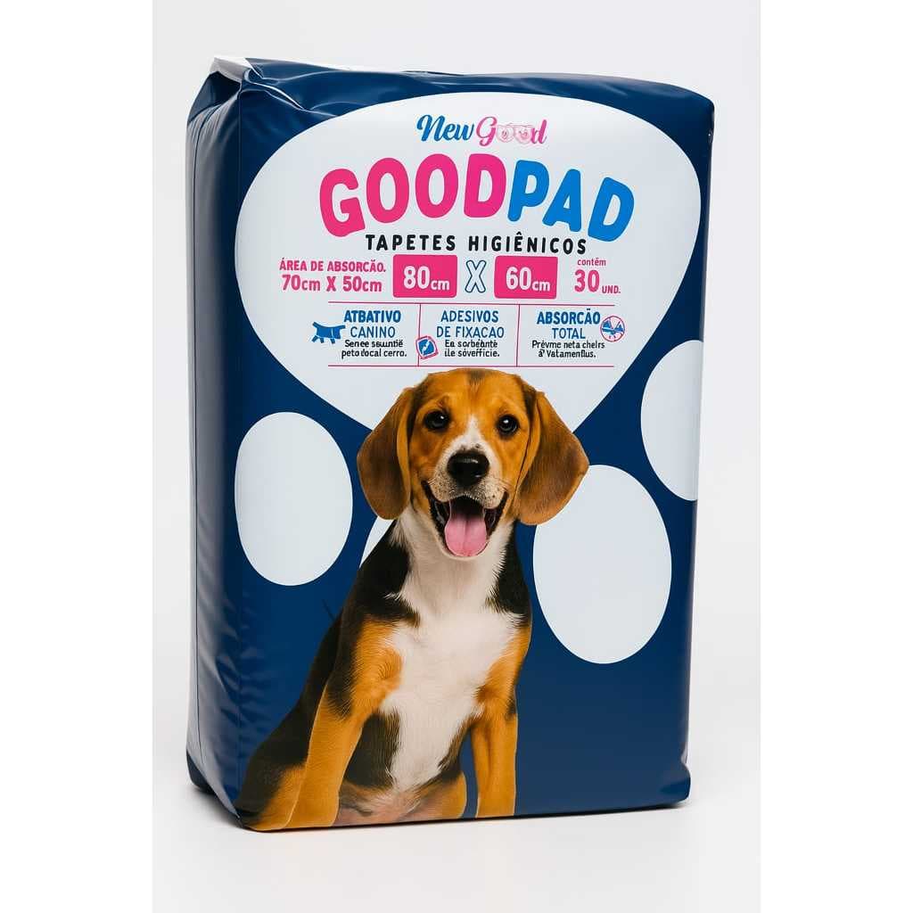 Tapete Higiênico para cães 80x60cm com 30 unidades