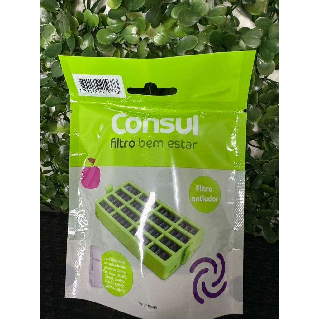 Filtro de Ar Geladeira Consul Bem Estar CRM50 CRM51 ORIGINAL Verde Refrigerador Antiodor