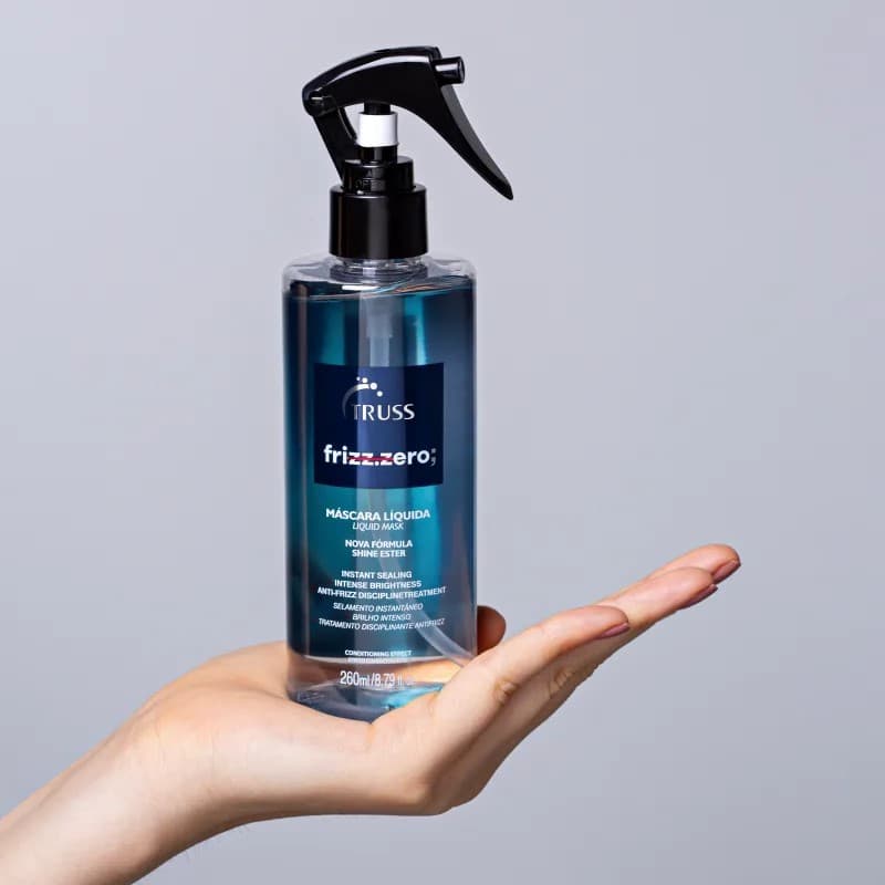 Original Máscara Líquida Frizz Zero Truss 260ml Selagem e Antifrizz  Pré-shampoo