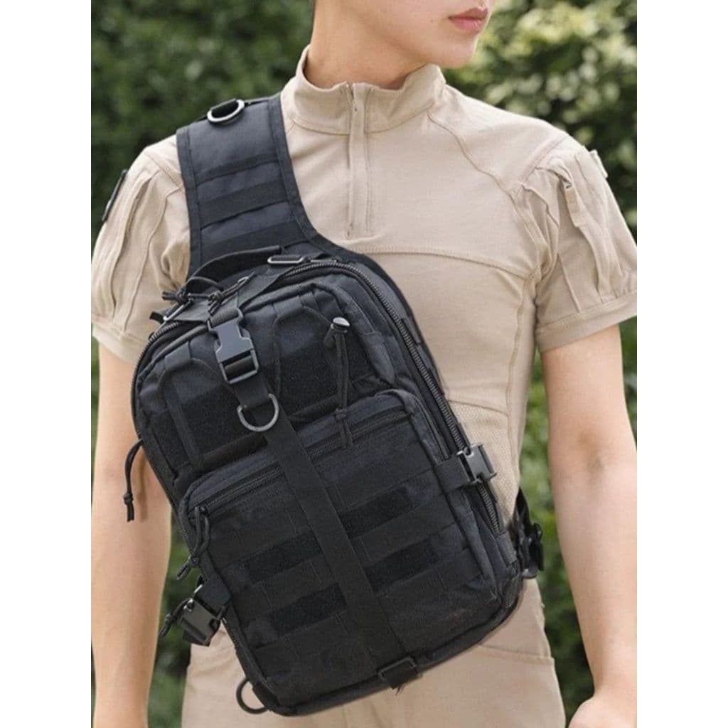 Bolsa Militar Tática Transversal 20L – Shoulder Bag Resistente e Versátil 9316