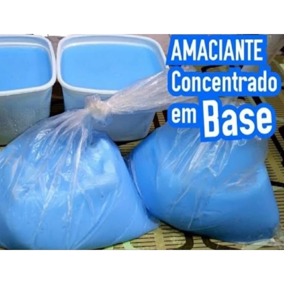 Base para 20 litros de amaciante de roupas 1kg
