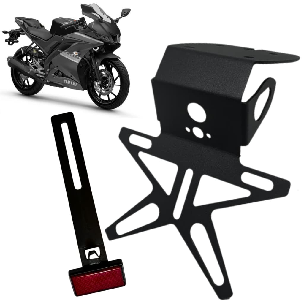 Eliminador Rabeta R-15 Suporte De Placa Fixo Yamaha R15 2024 Em Diante