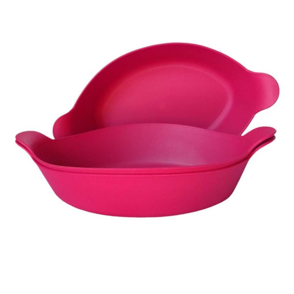 Petisqueira Barquinha Canoa Pink 600ml; Kit de 3,5,10,15 ou 20(Plástico)Petisco/Porções/Restaurante