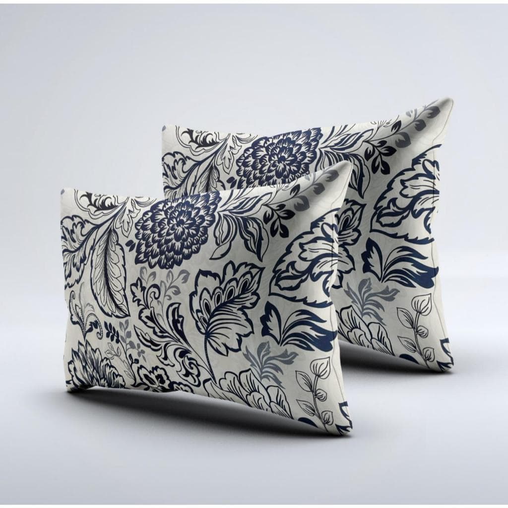Kit 04 Fronhas Brandemburgo 50cm x 70cm Estampadas | 100% Algodão Percal 400 Fios | Sortidas e Confortáveis