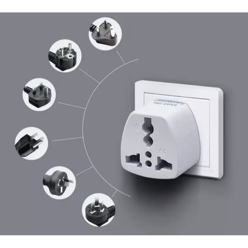 Adaptador Tomada Universal Padrão Europeu muito bom em tomadas Ps4/ Ps3/ Xbox Carregadores Notebooks