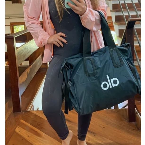 Bolsa academia  yoga musculacao fitness feminina grande sacola ziper alça transversal impermeavel