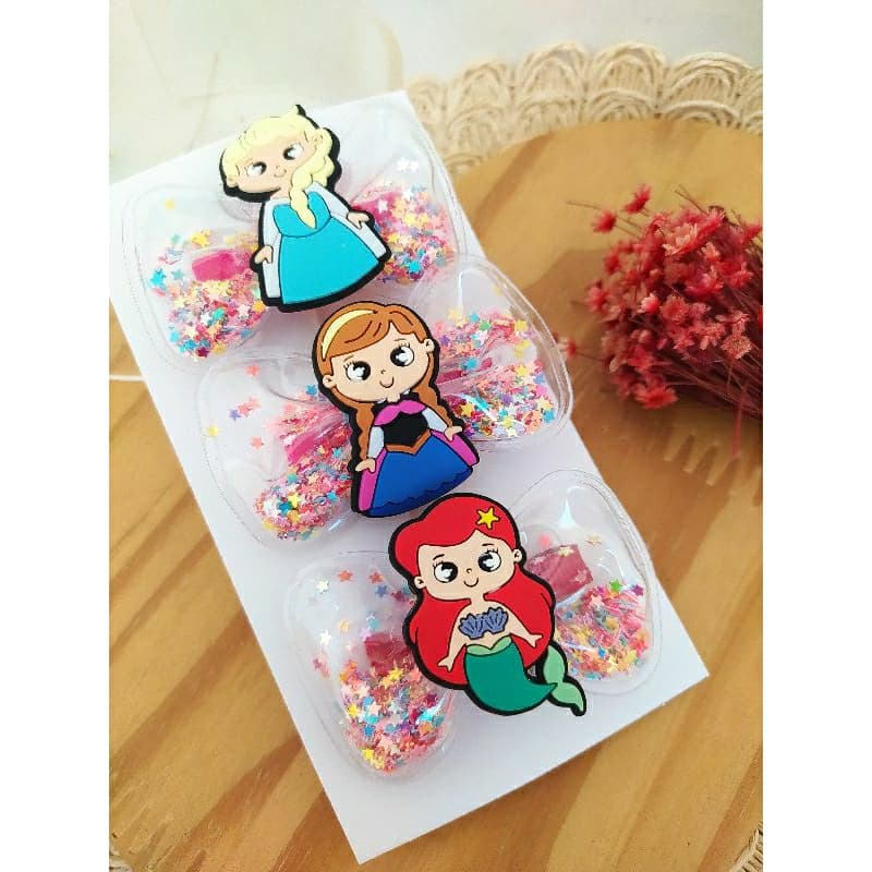 Laço de Cabelo Infantil de Piscina/ Princesas/ Xuxinha ou Bico de pato