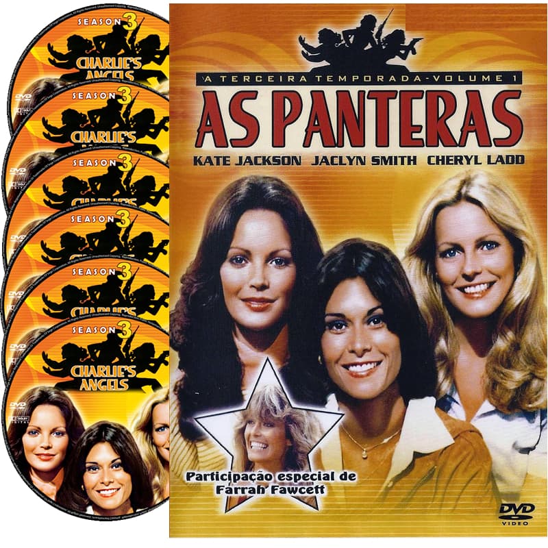DVD Série As Panteras Terceira temporada Série Clássica Dublada