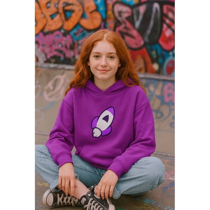 MOLETOM ROXO da Katlen Novo Elemento Blusa Frio Dos Rosas Novos Elementos Blusa de moletom da Ketlen