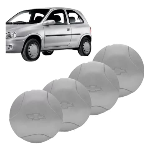 KIT CALOTA CENTRO DE RODA GM CORSA WIND 94/99