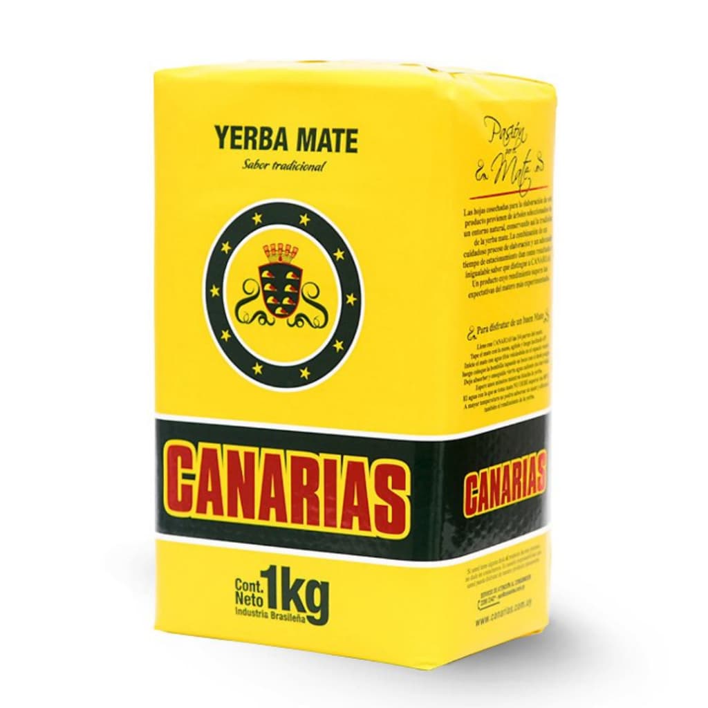 Erva Mate Yerba Mate Canarias Tradicional Chimarrão 1KG