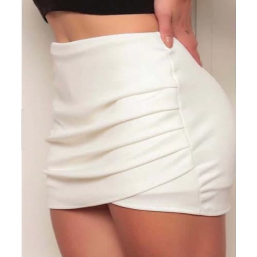 Produto Short Saia Feminino Neoprene Tendência 2025 Verão Confortável e Estiloso PROMOÇÃO tecido boa