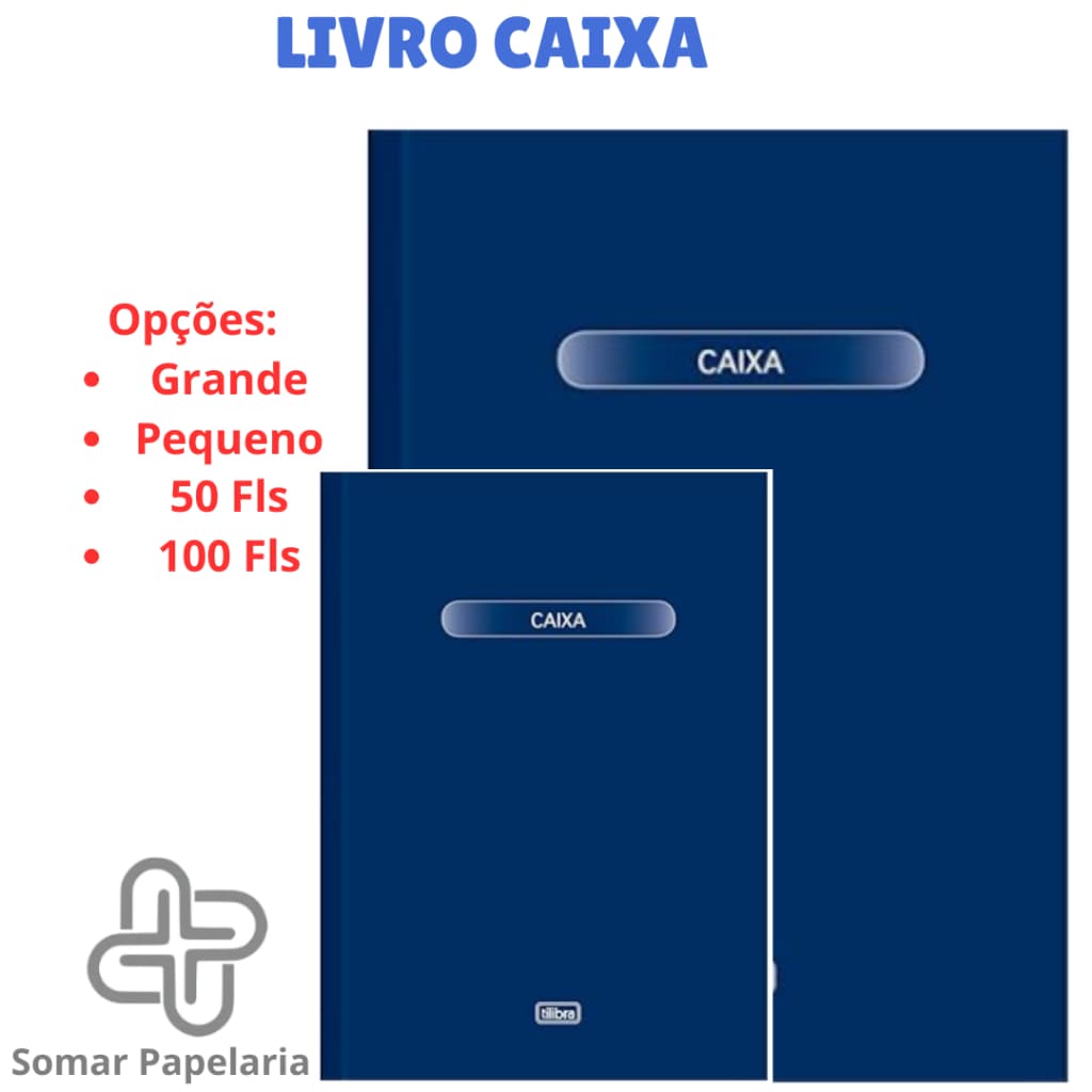 Livro Caixa Capa Dura Tilibra