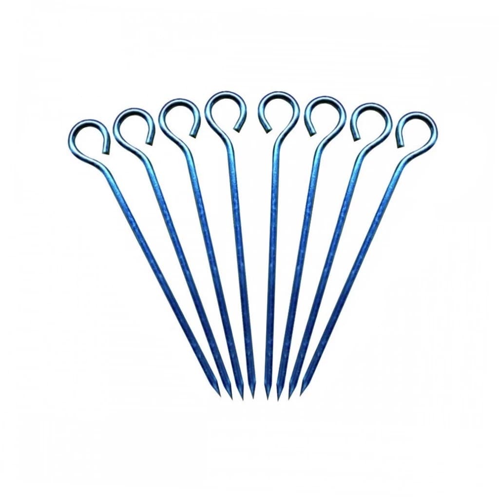 Kit Com 8 Estacas de Metal Para Barracas Tendas Toldos ou Gazebos