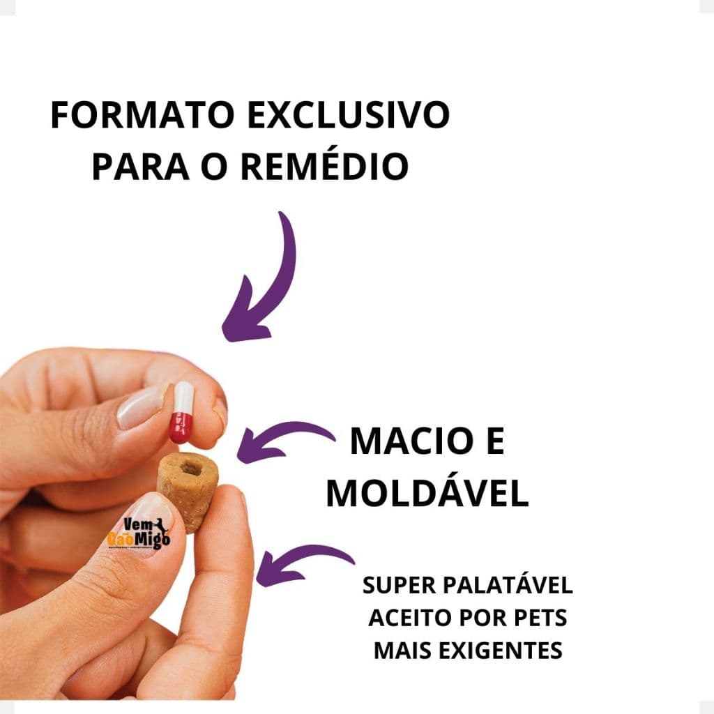 Petisco Porta Remedio Med Snack Cão