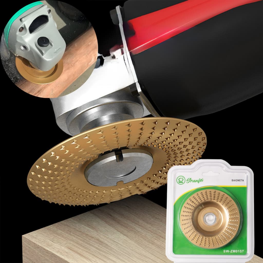 Kit 2/4/6 Disco de Lixa para Tora Madeira Prickly Disc Xtronic