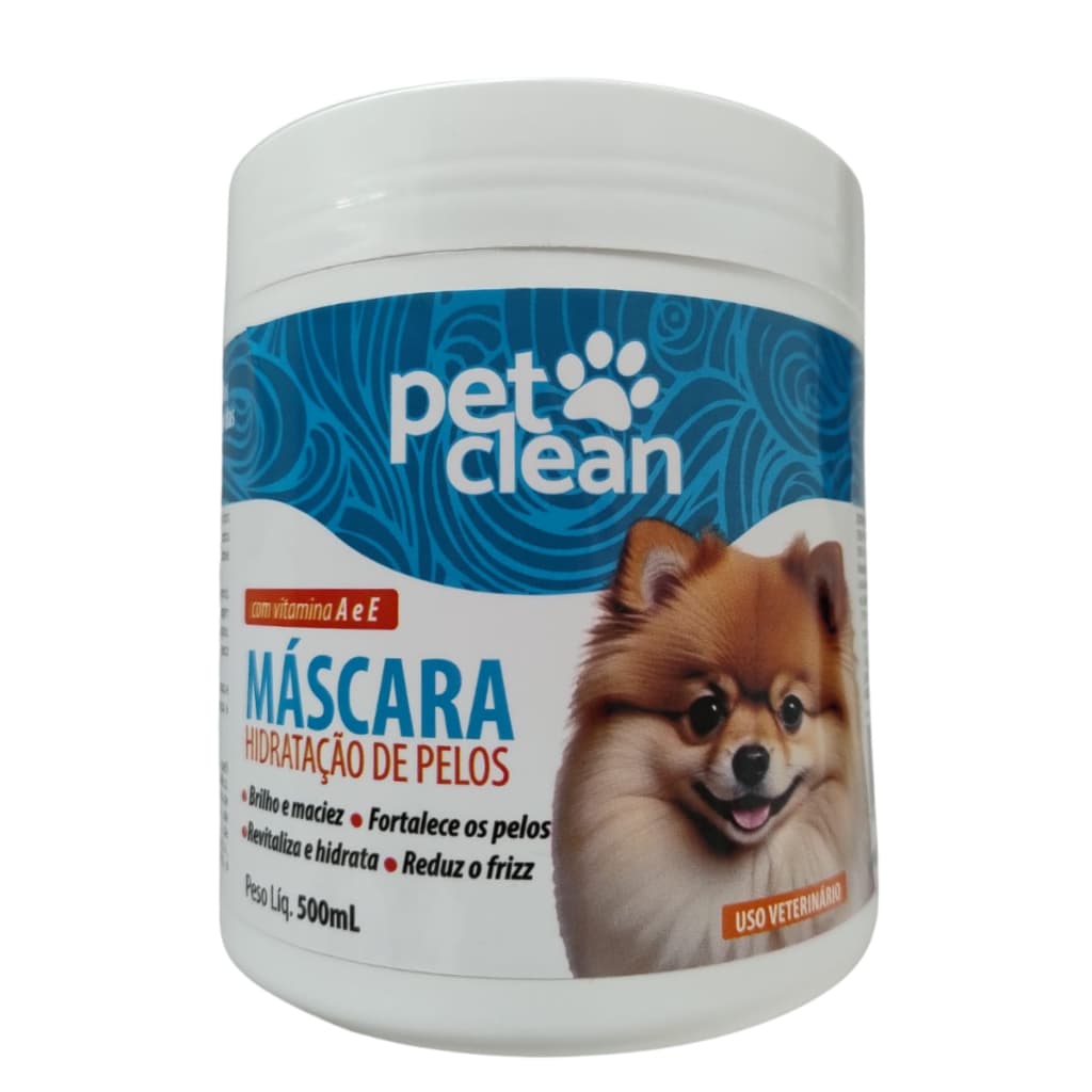 Máscara De Hidratação Soft Line PetClean 500mL Cães Gato Cachorro Pet