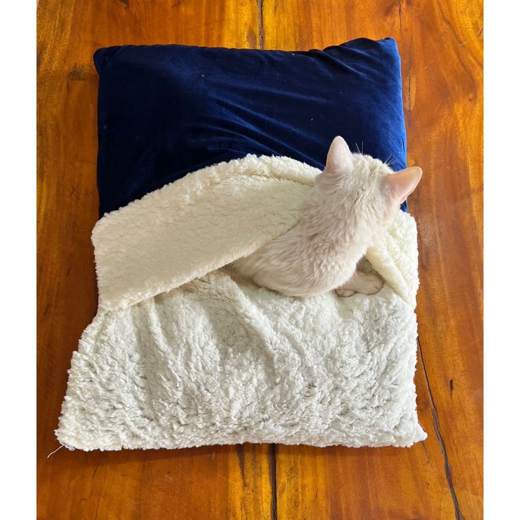 Caminha de Cachorro Cama Pet Saquinho de Dormi para Gato Pele de Carneiro Canguru