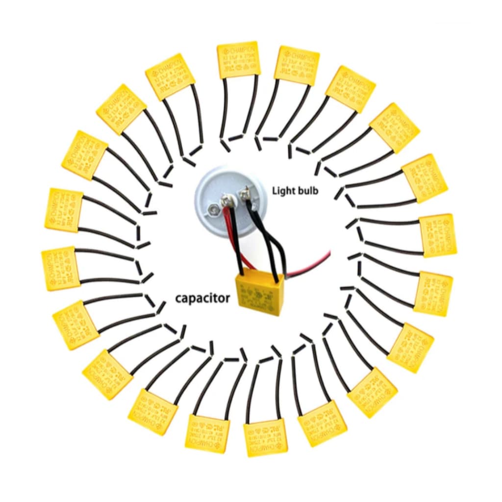 Capacitor 3.3 Uf 275v P/ Interruptor Wifi Inteligente Tuya e ventiladores elétricos