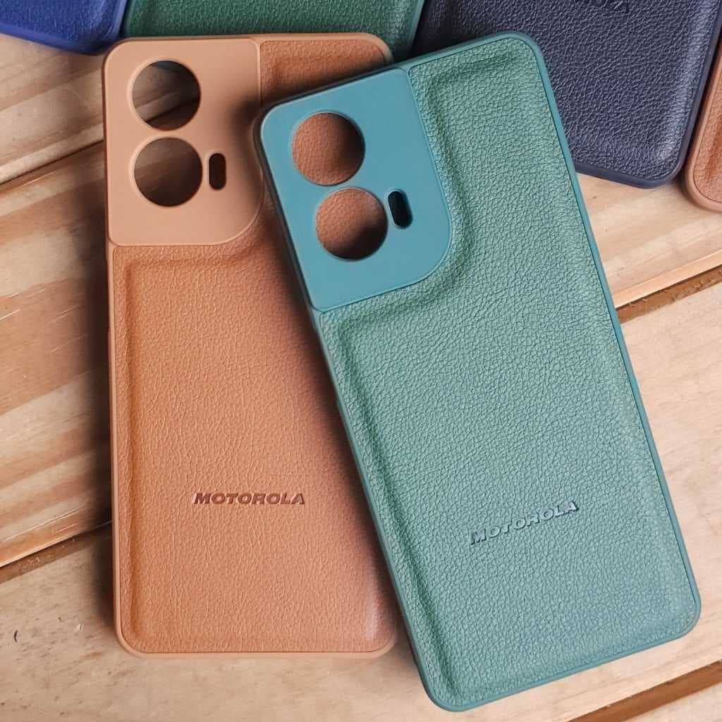 Capa Capinha Case anti impacto em couro para Motorola Moto G24 | Moto G24 Power | Moto G04 | Moto G04s | Moto E14