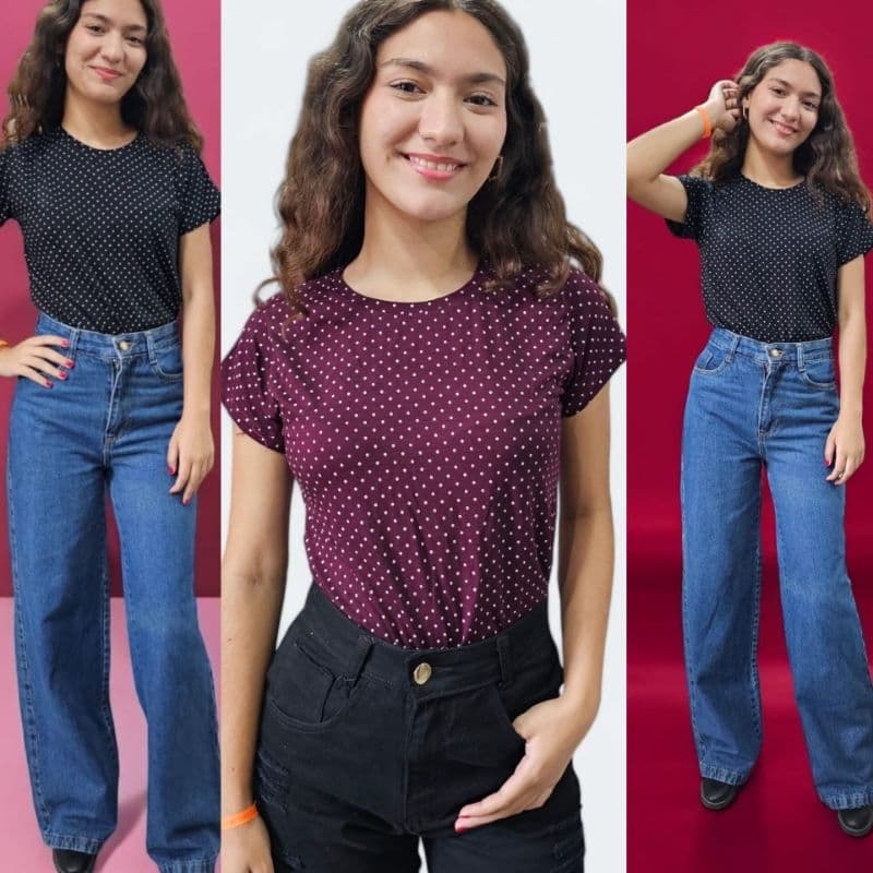 kit Com 10 T-shirts Feminina / Blusas Estampadas Variadas