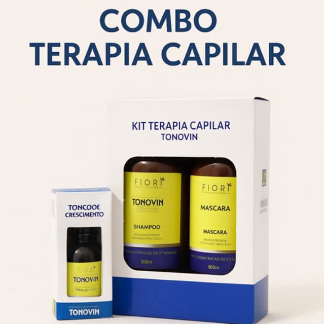 Shampoo 500ml + máscara 500g + tônico capilar | antiqueda e anticaspa ativa crescimento cabelos | terapia capilar
