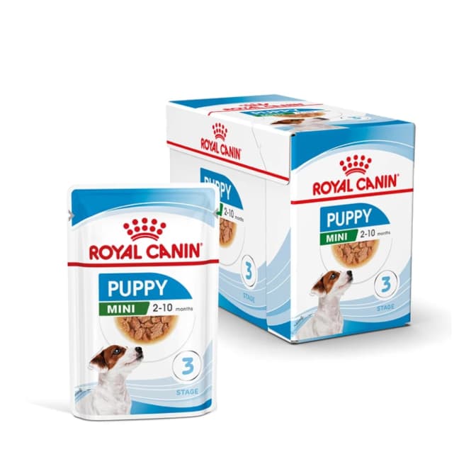 KIT 12UN - Sachê Royal Canin Puppy Raças Pequenas – Cães Filhotes 85g