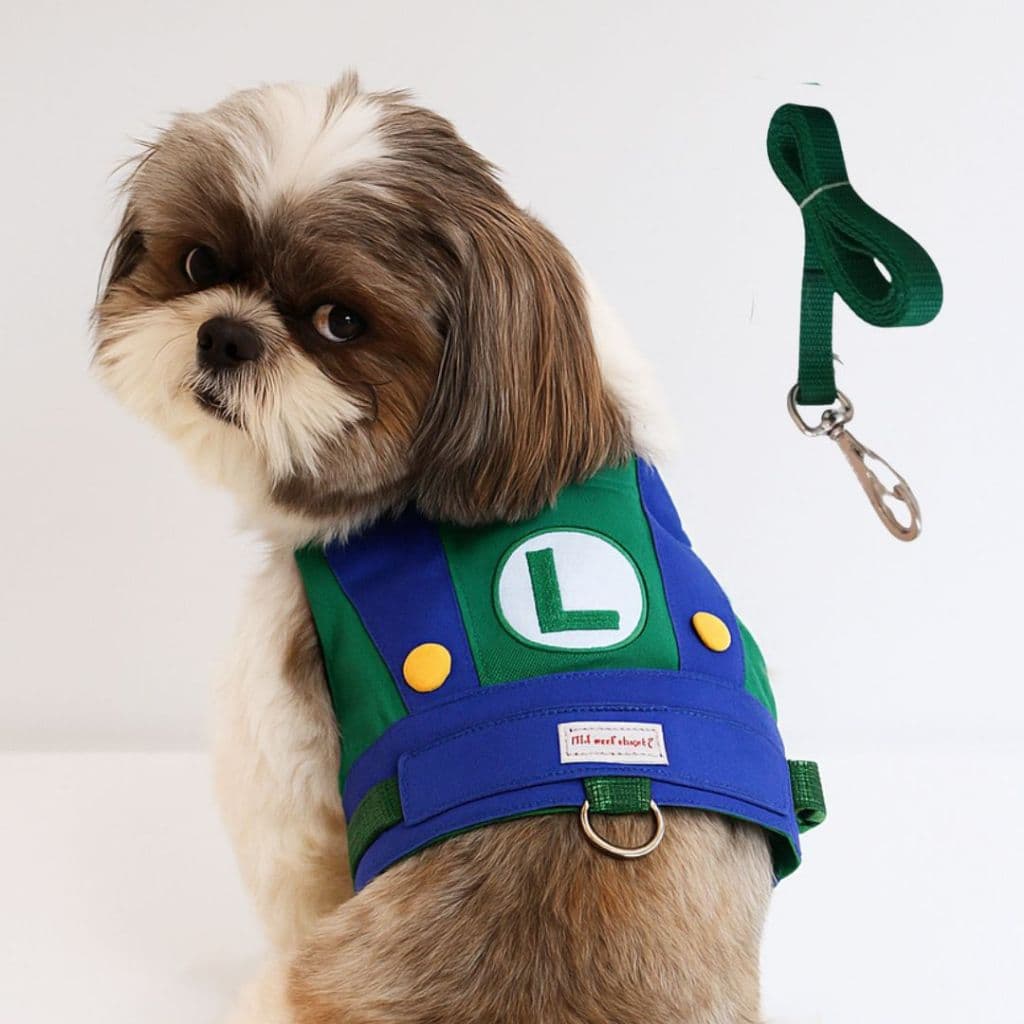 Roupa Pet - Guia Peitoral Luigi