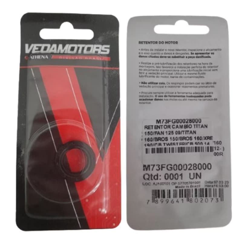 Retentor Cambio Titan 150-160, Bros 150-160, Xre 190